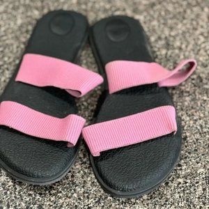 Sanuk Yoga Mat Leather Slide Sandals | Women’s Size 11